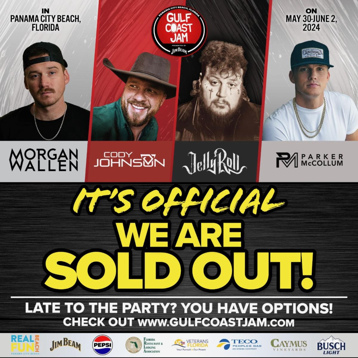 2024 Gulf Coast Jam SOLD OUT!