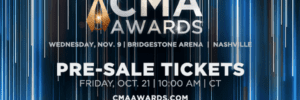 CMA Awards Tickets Pre-Sale Starts Now