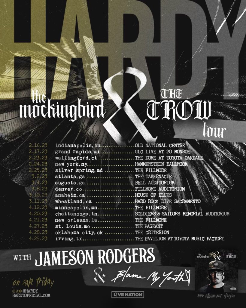 HARDY 2023 Tour Details Tickets On Sale Now