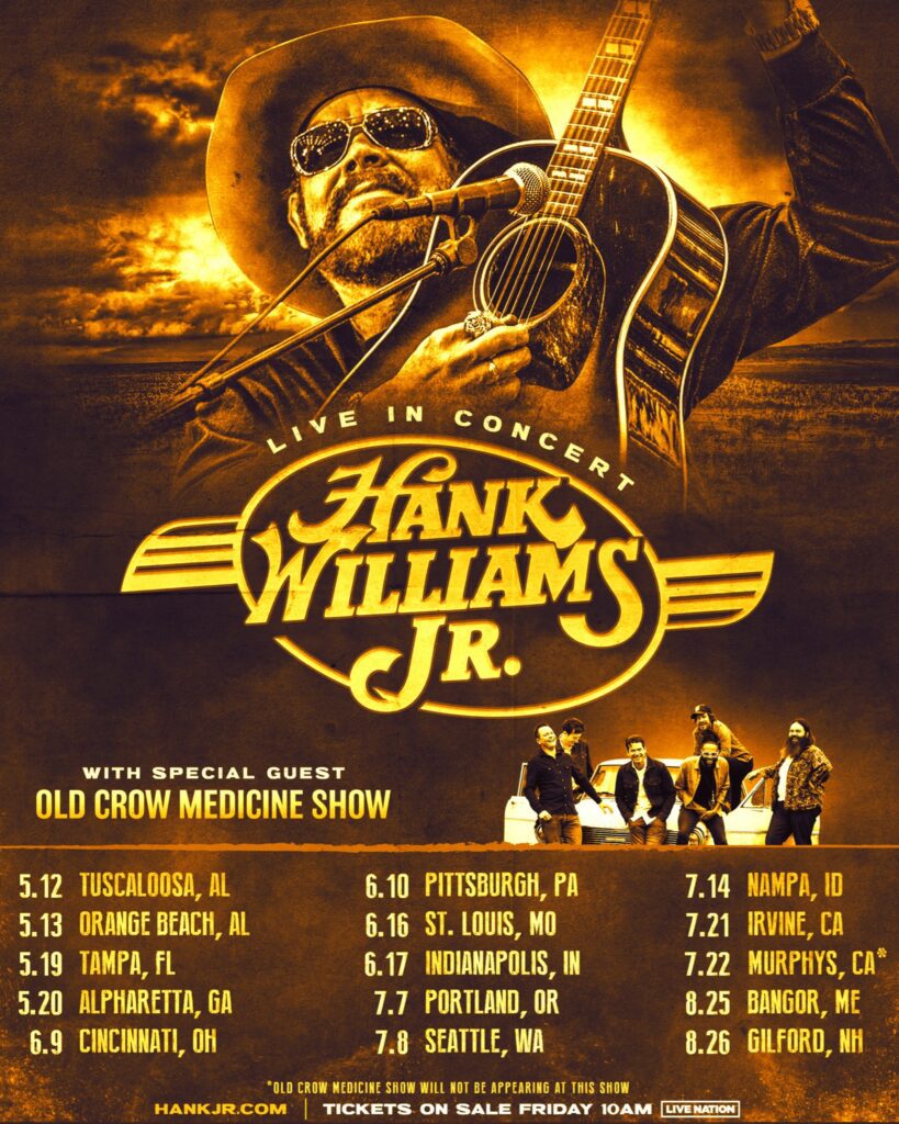 Hank Williams Jr Announces 2023 Tour