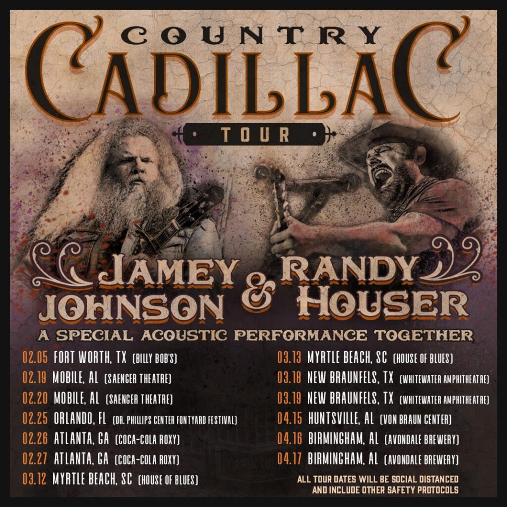  Jamey Johnson and Randy Houser Launch Country Cadillac Tour - Tickets at CountryMusicOnTour.com