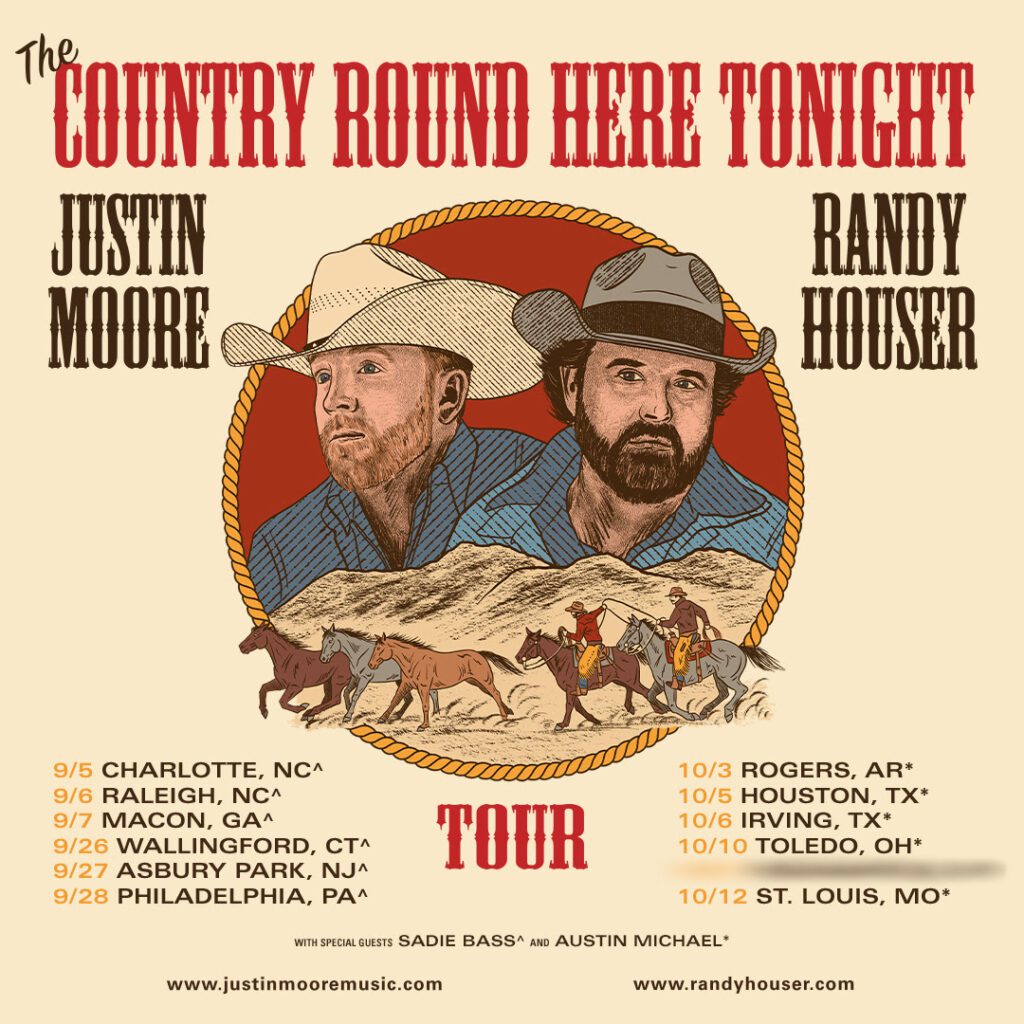 Justin Moore & Randy Houser announce Fall tour