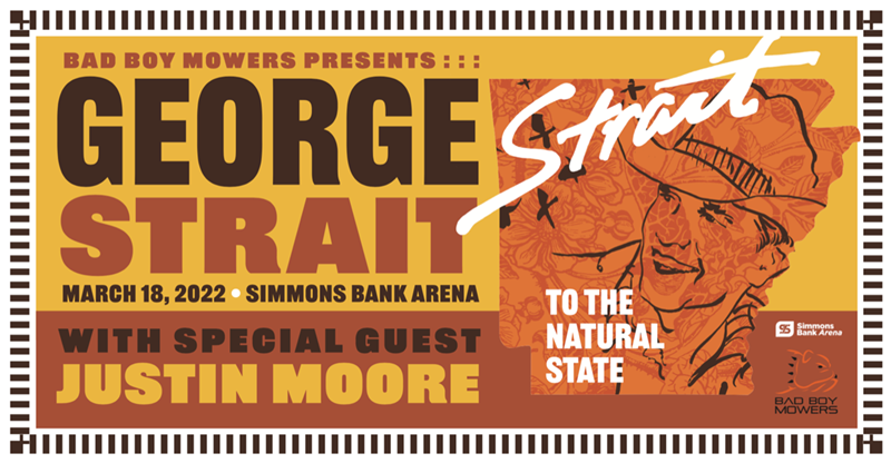Justin Moore x George Strait Tickets Little Rock Arkansas