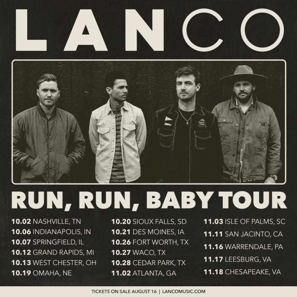 LANCO Announces Run, Run, Baby Tour