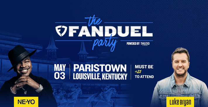 Luke Bryan and Ne-Yo to Headline FanDuel’s Inaugural Kentucky Derby Party