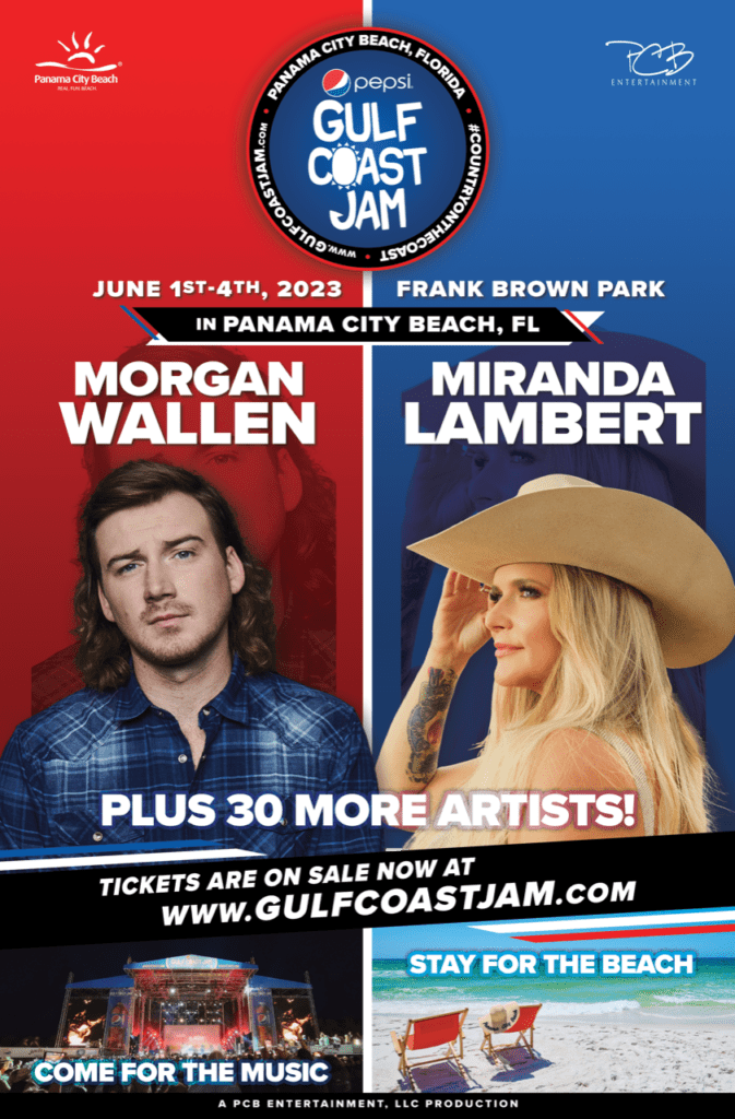 Miranda Lambert & Morgan Wallen to Headline 2023 Pepsi Gulf Coast Jam