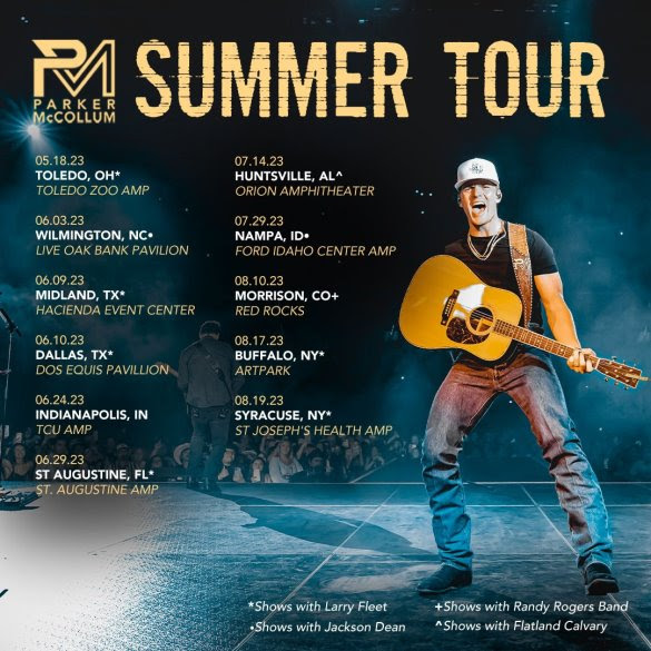 Parker McCollum Adds Summer Dates to 2023 Tour