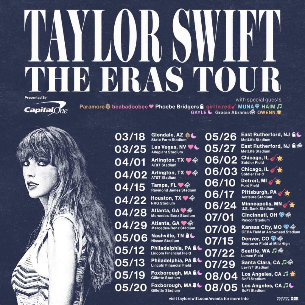 Taylor Swift | The Eras Tour Details and Tickets
