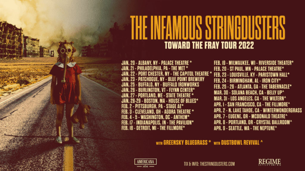 The Infamous Stringdusters Announce 2022 Toward the Fray Tour