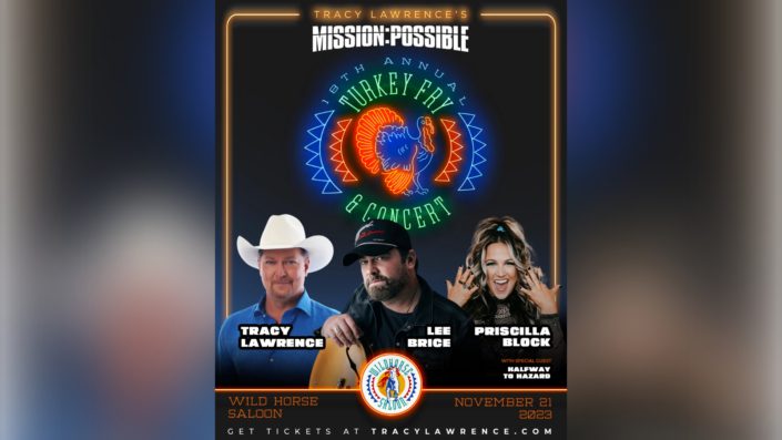 Tracy Lawrence To Hold 18th Annual ‘Mission:Possible Turkey Fry & Benefit Concert’