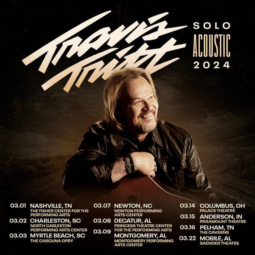 Travis Tritt Announces Travis Tritt Solo Acoustic Tour 2024