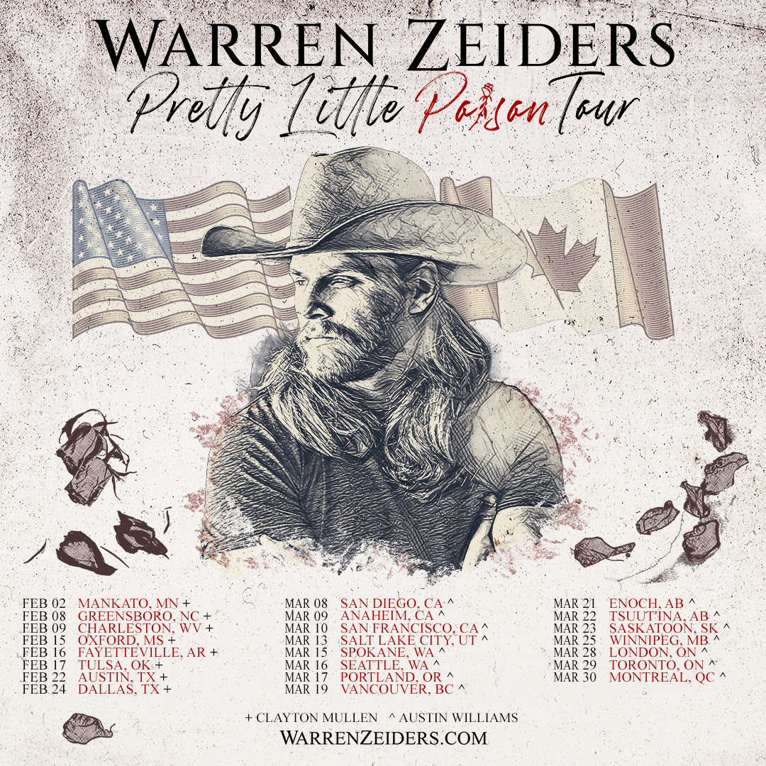 Warren Zeiders Announces 2024 Tour Dates Country Music On Tour