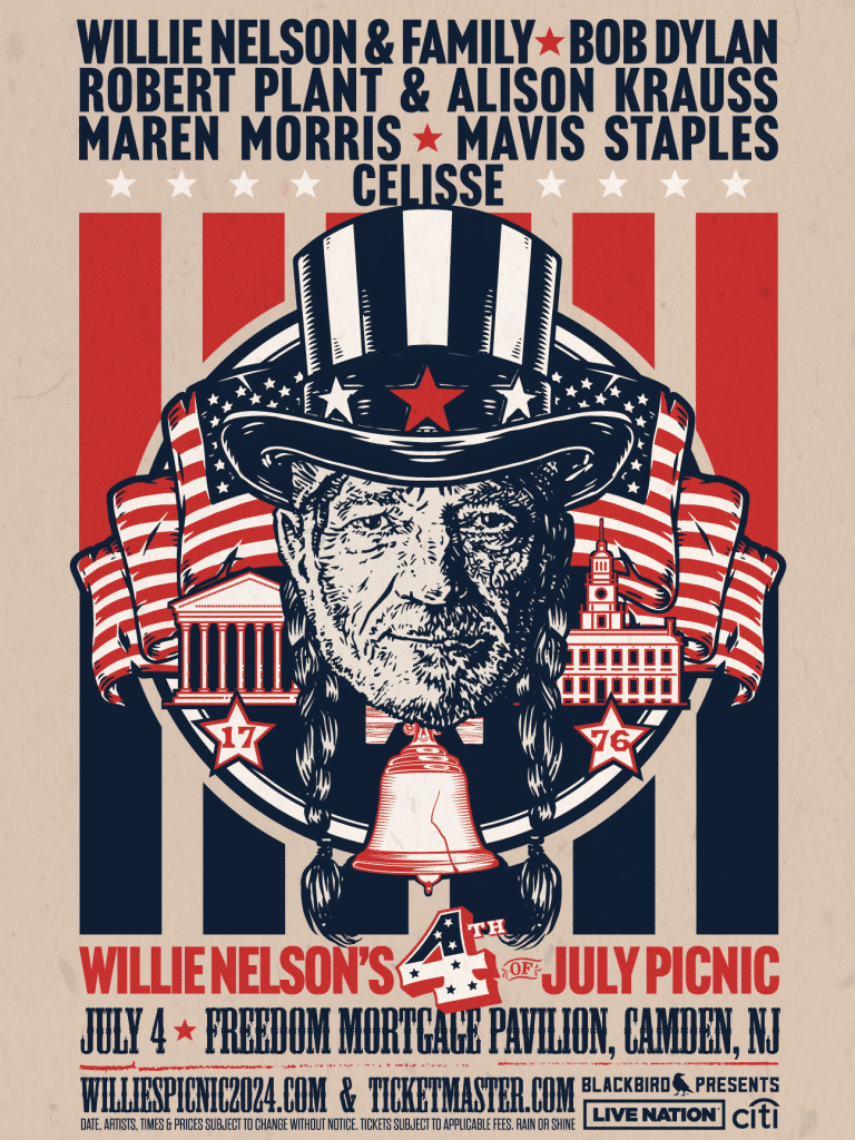 Willie Nelson Brings 4th Of July Picnic To Philadelphia Area